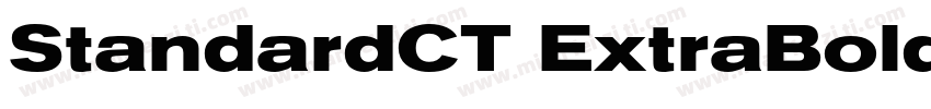 StandardCT ExtraBold字体转换